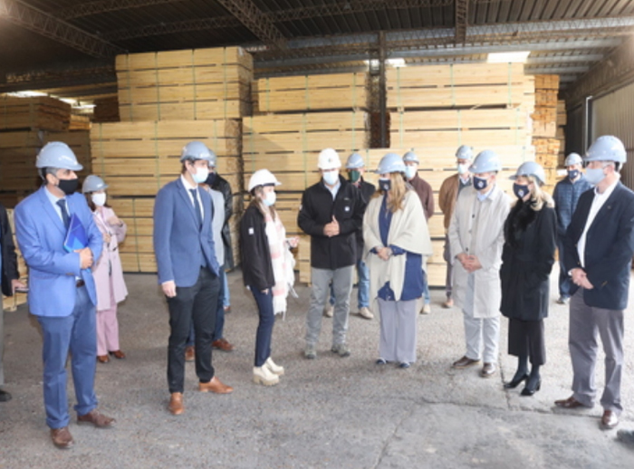 Visita al Centro Forestal Piedras Coloradas de la Ministra Moreira y del Ministro Interino Verri